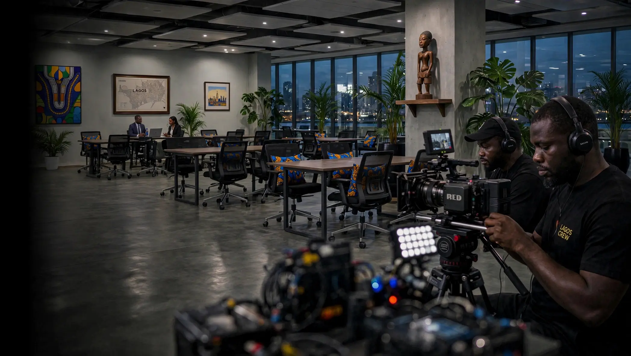 Behind the Scenes of a Corporate Video Production in Lagos