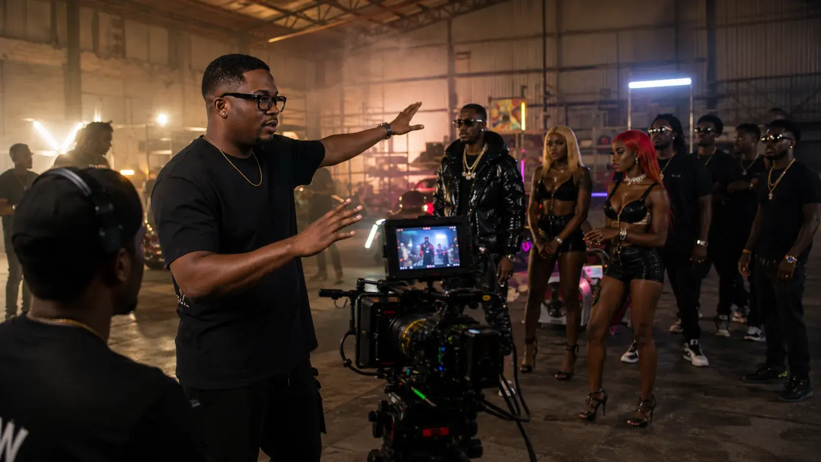 Music video production still